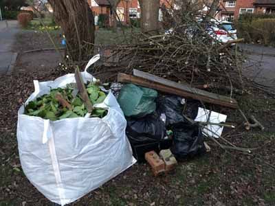Garden Rubbish Removed by Rubbish On The Go Before
